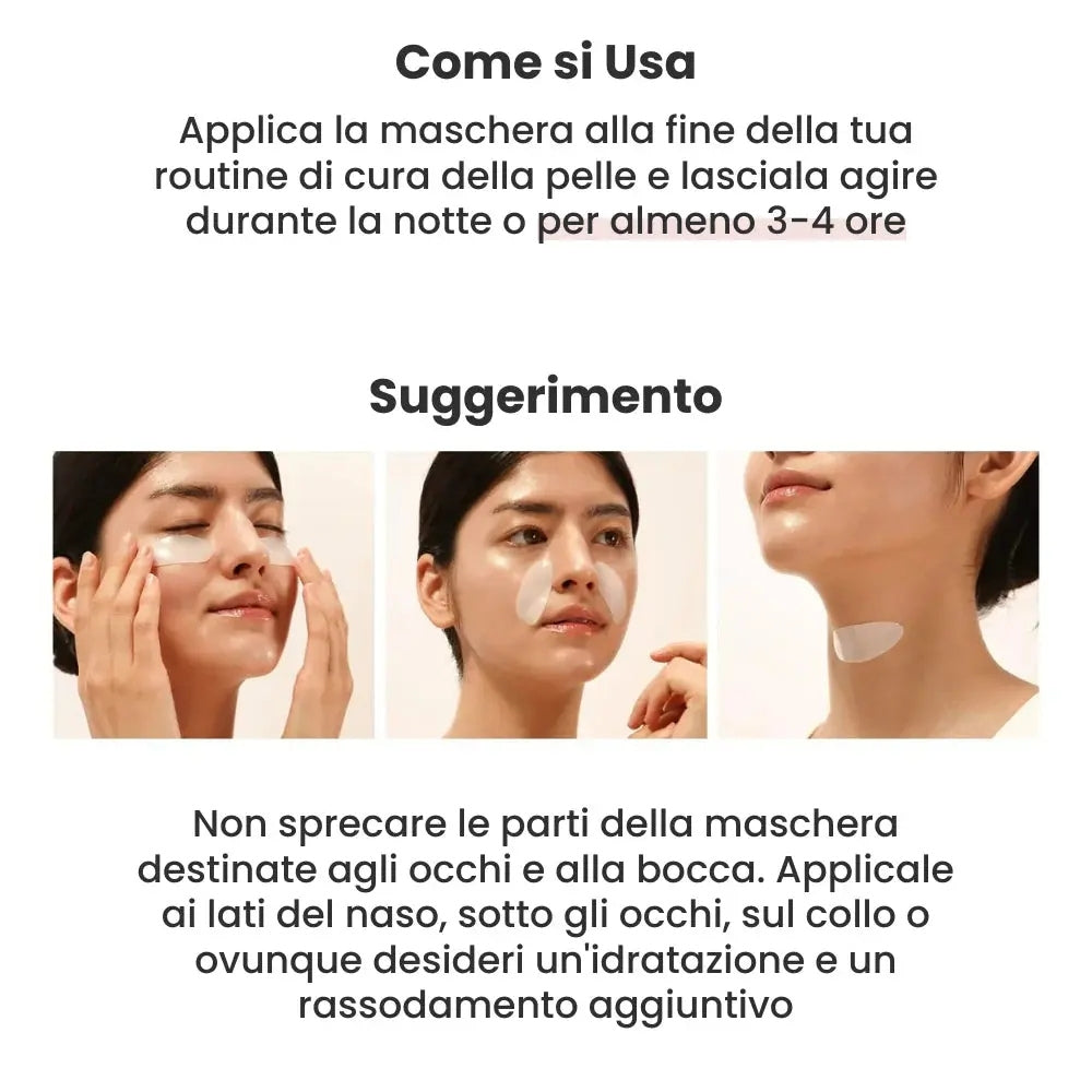 Maschera Viso al Collagene